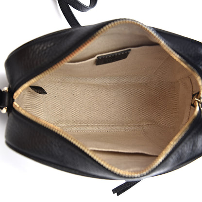 Gucci Pebbled Calfskin Small Soho Disco Bag Black 5 of 10