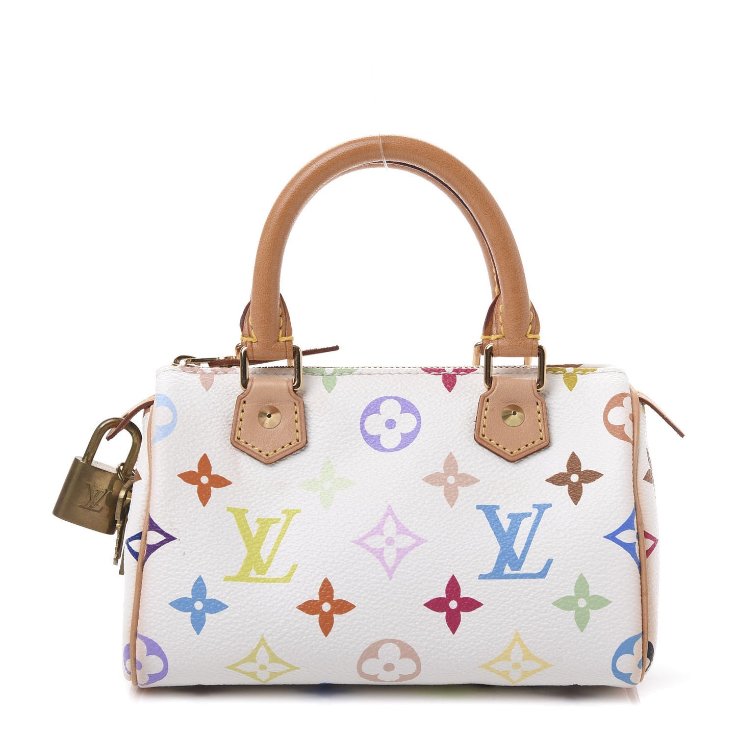 Monogram Multicolor Mini Sac HL Speedy White