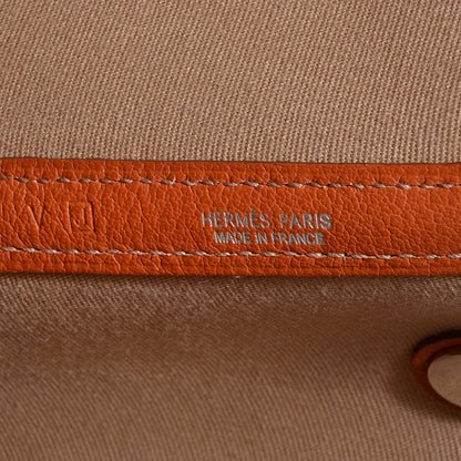 Hermes Toile Buffle Skipper Garden Party Tote 36 MM Orange 8 of 12