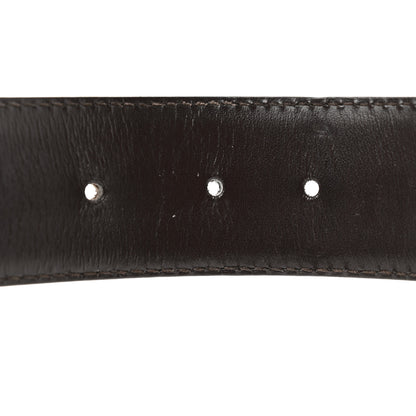 Gucci Monogram Interlocking G 40mm Belt 90 36 Dark Brown 4 of 5