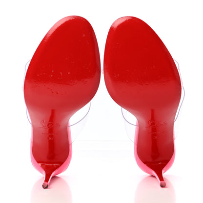 Christian Louboutin Patent PVC Just Nothing 85 Sandals 36 Magnifique 4 of 4