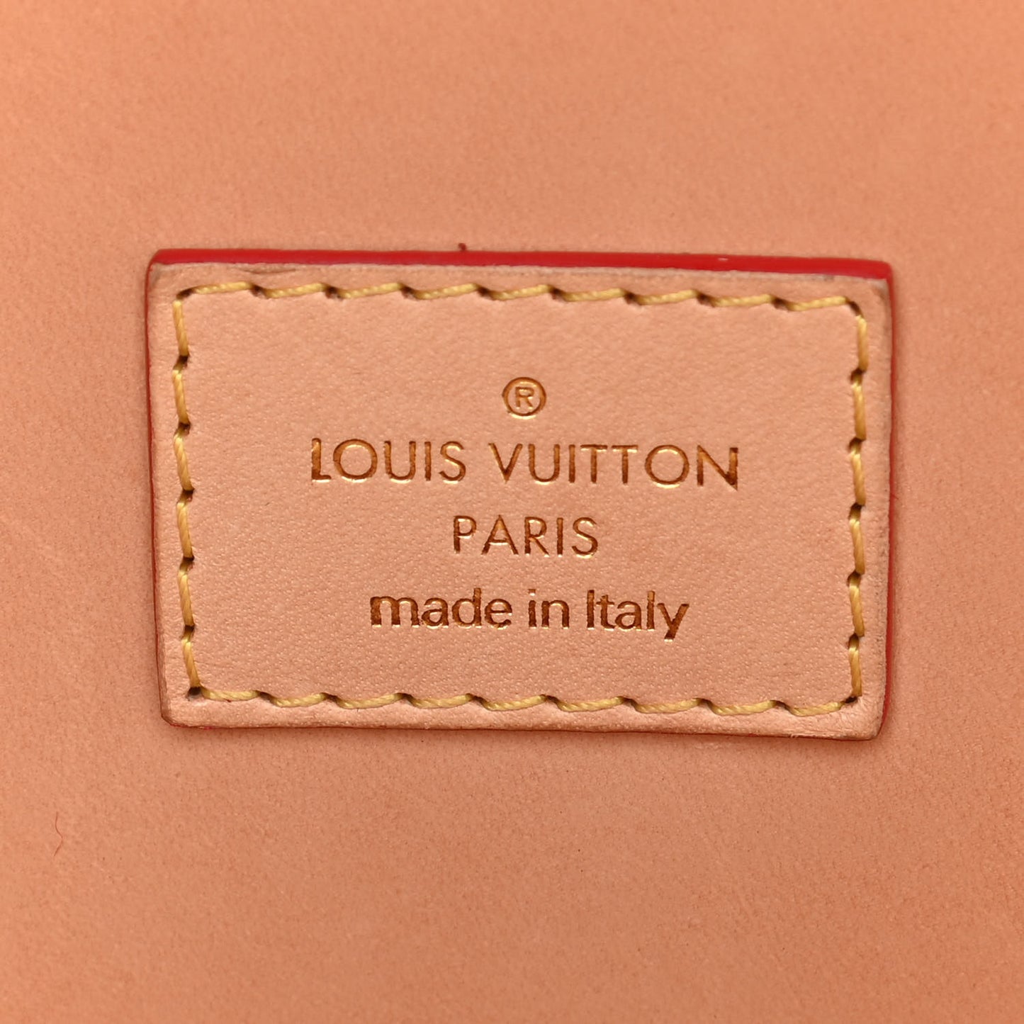 Monogram Calf Hair Spikes Iconoclasts Christian Louboutin Tote Red