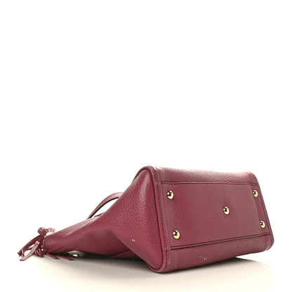 Gucci Pebbled Calfskin Small Soho Top Handle Bag Peonia Flower 4 of 10