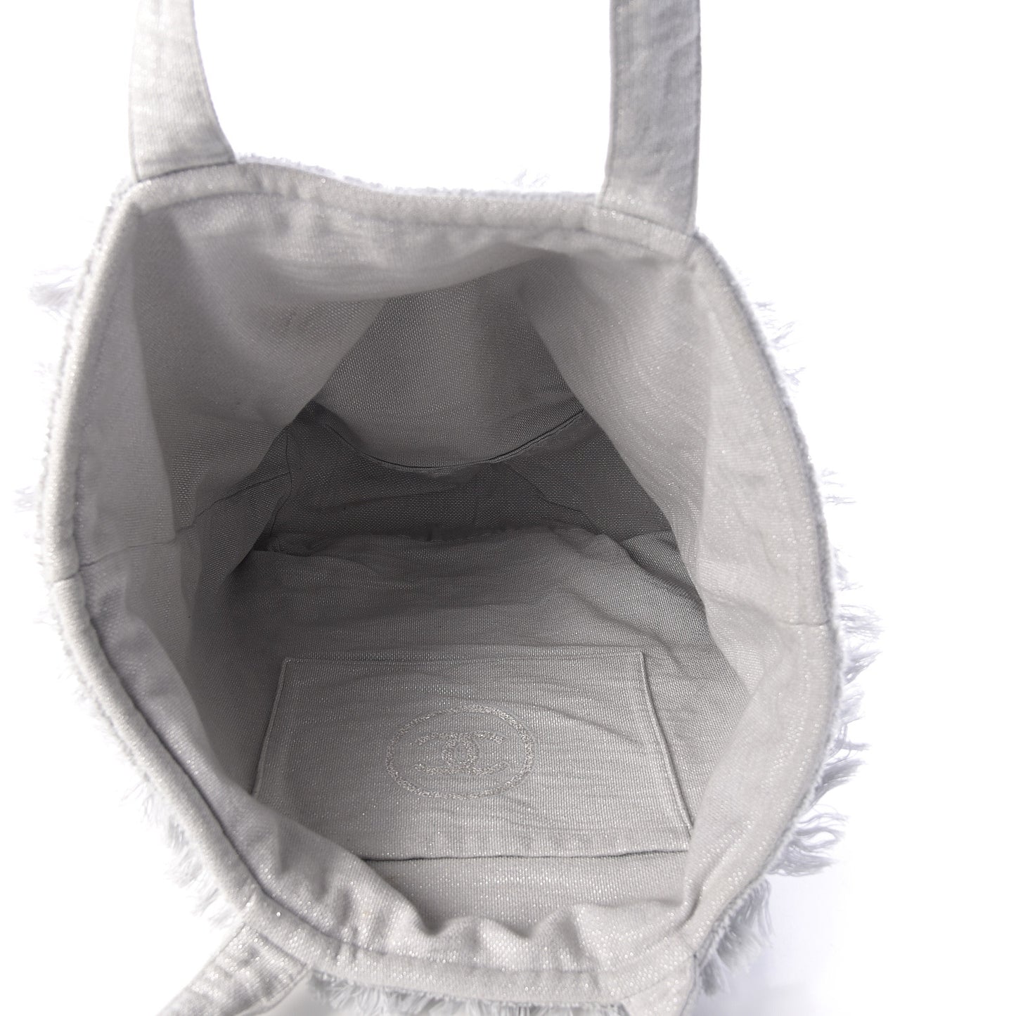 Terry Cotton CC Beach Tote Towel Set Grey