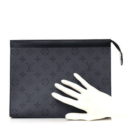 Louis Vuitton Monogram Eclipse Reverse Pochette Voyage MM 2 of 9