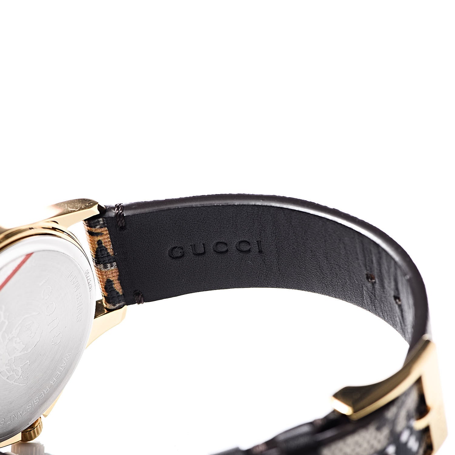 Gucci Stainless Steel Canvas 38mm Le Marche Des Merveilles Bengal Tiger Quartz Watch 5 of 7