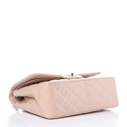 Chanel Patent Quilted Jumbo Double Flap Light Pink 4 of 15