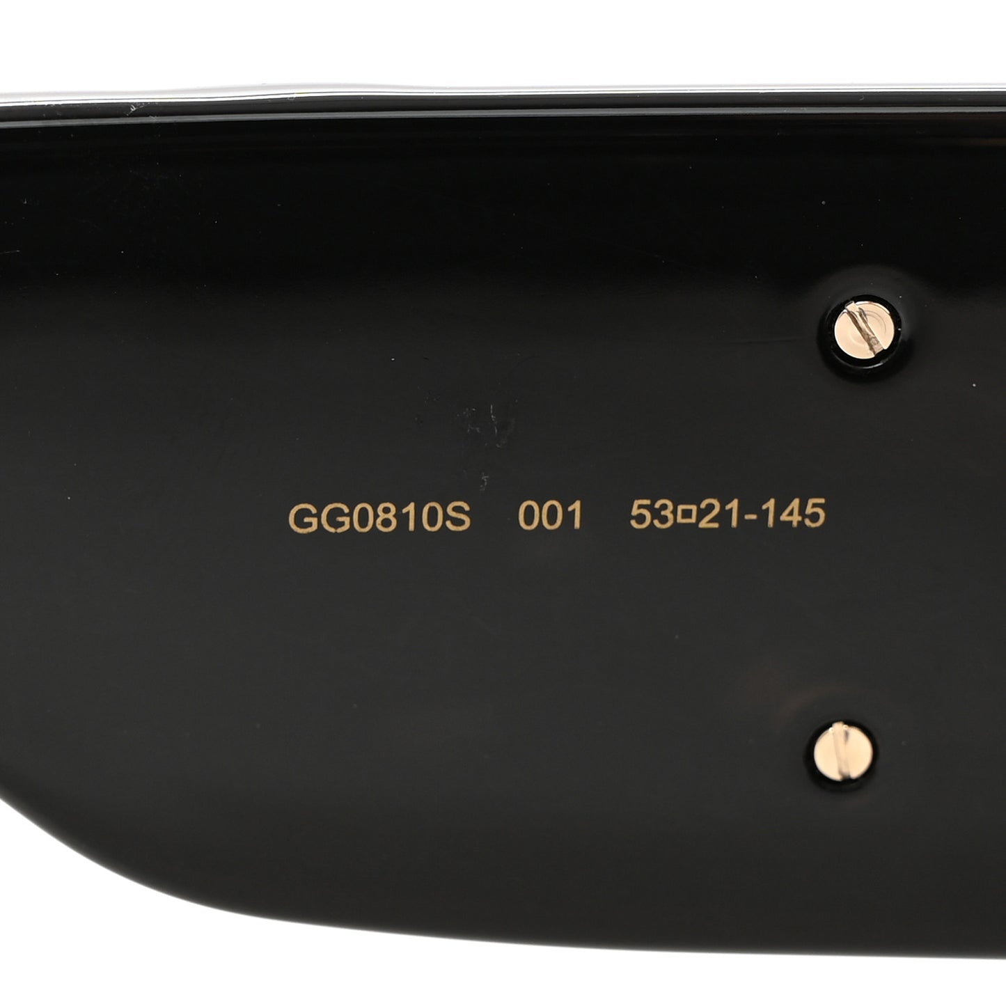 Acetate Frame GG Marmont Logo Sunglasses GG0810S Black