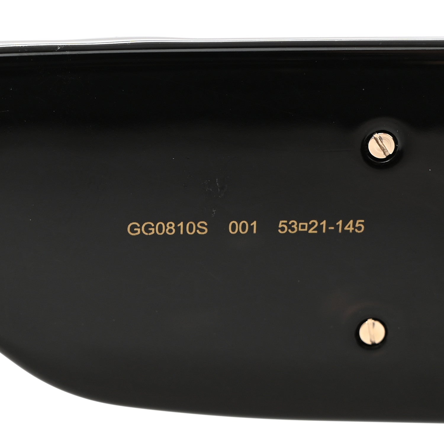 Gucci Acetate Frame GG Marmont Logo Sunglasses GG0810S Black 6 of 7