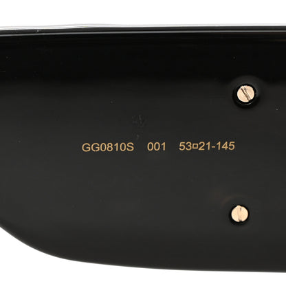 Gucci Acetate Frame GG Marmont Logo Sunglasses GG0810S Black 6 of 7