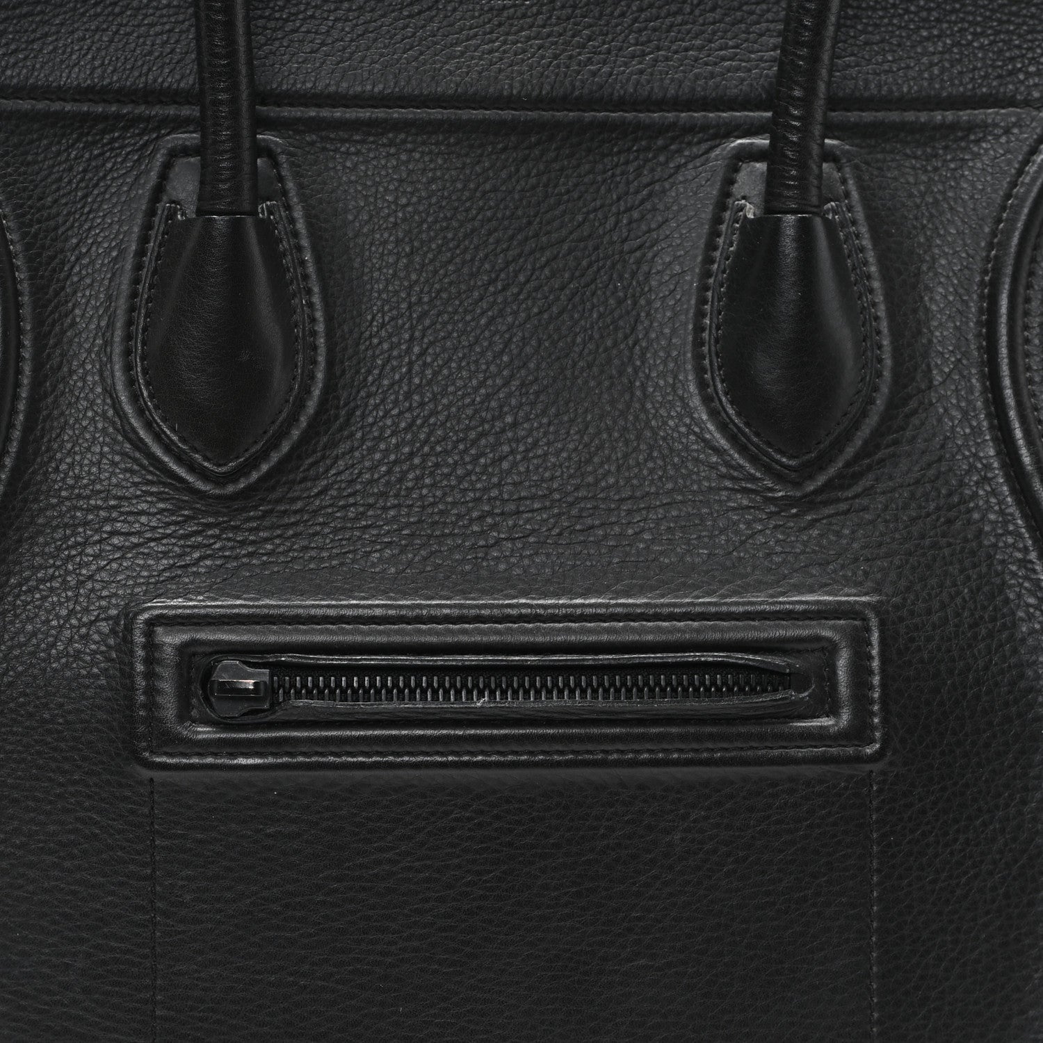 Celine Grained Calfskin Medium Phantom Luggage Black 7 of 13
