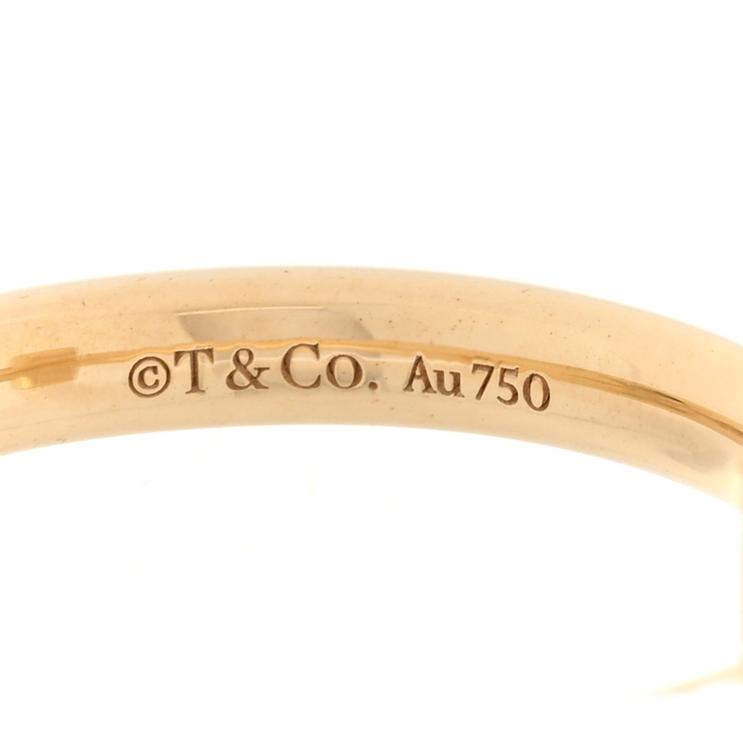 18K Yellow Gold T T1 Ring 52 6