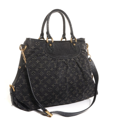 Louis Vuitton Denim Neo Cabby GM Black 3 of 7