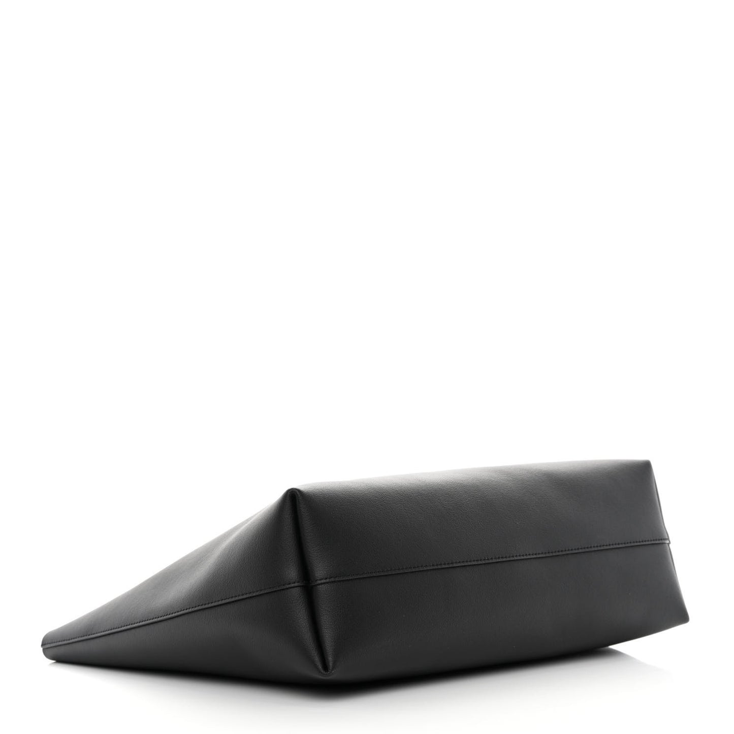 Calfskin Large Shopping Tote Black