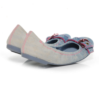 Louis Vuitton Monogram Denim Rosa Flats 38.5 5 of 8