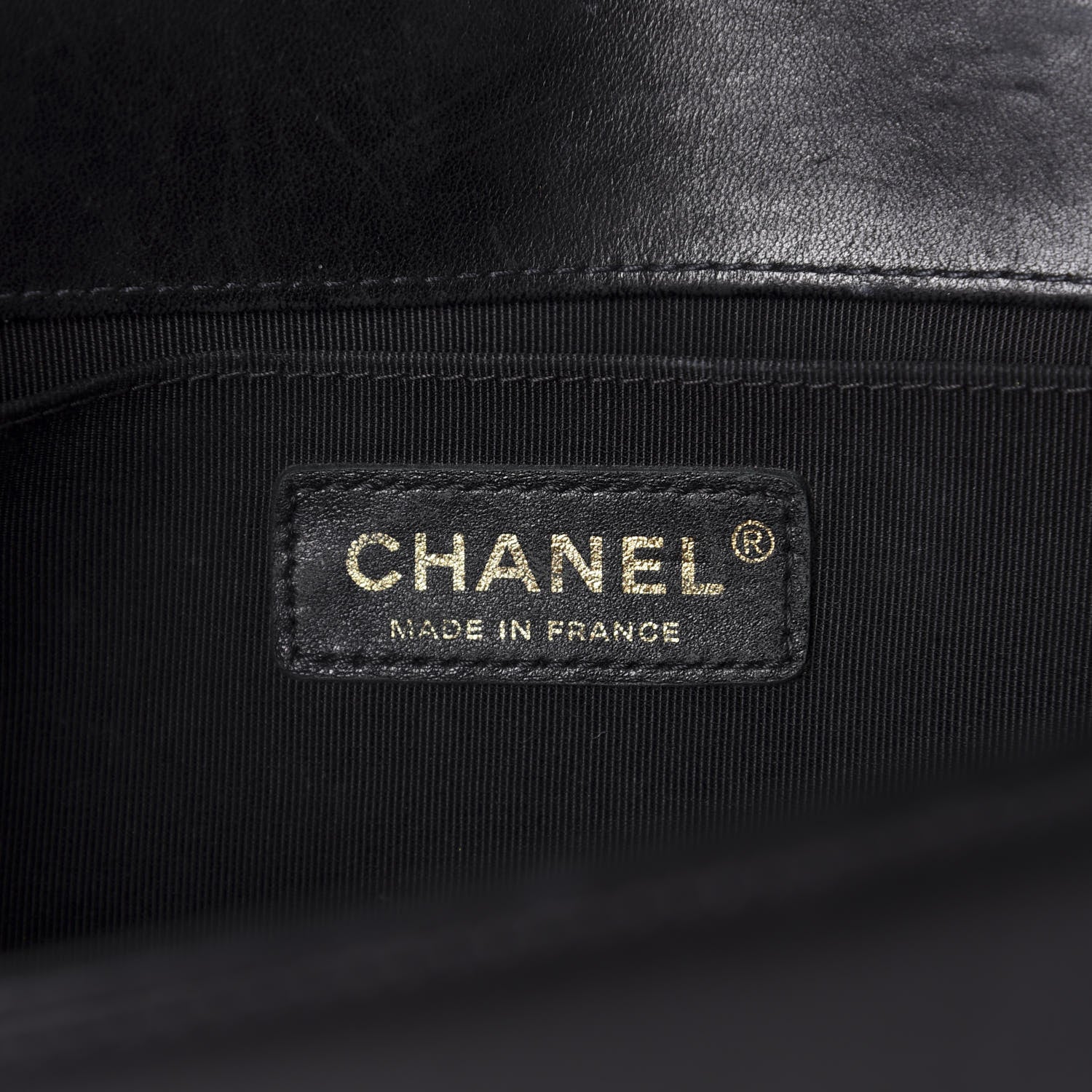 Chanel Lambskin Quilted Medium Boy Flap Black 9 of 12