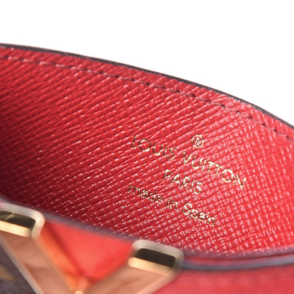 Louis Vuitton Calfskin Monogram Kimono Tote Card Holder Cherry 6 of 6