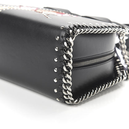 Stella McCartney Eco Alter Nappa Mini Falabella Box Bird Top Handle Bag Black 7 of 9