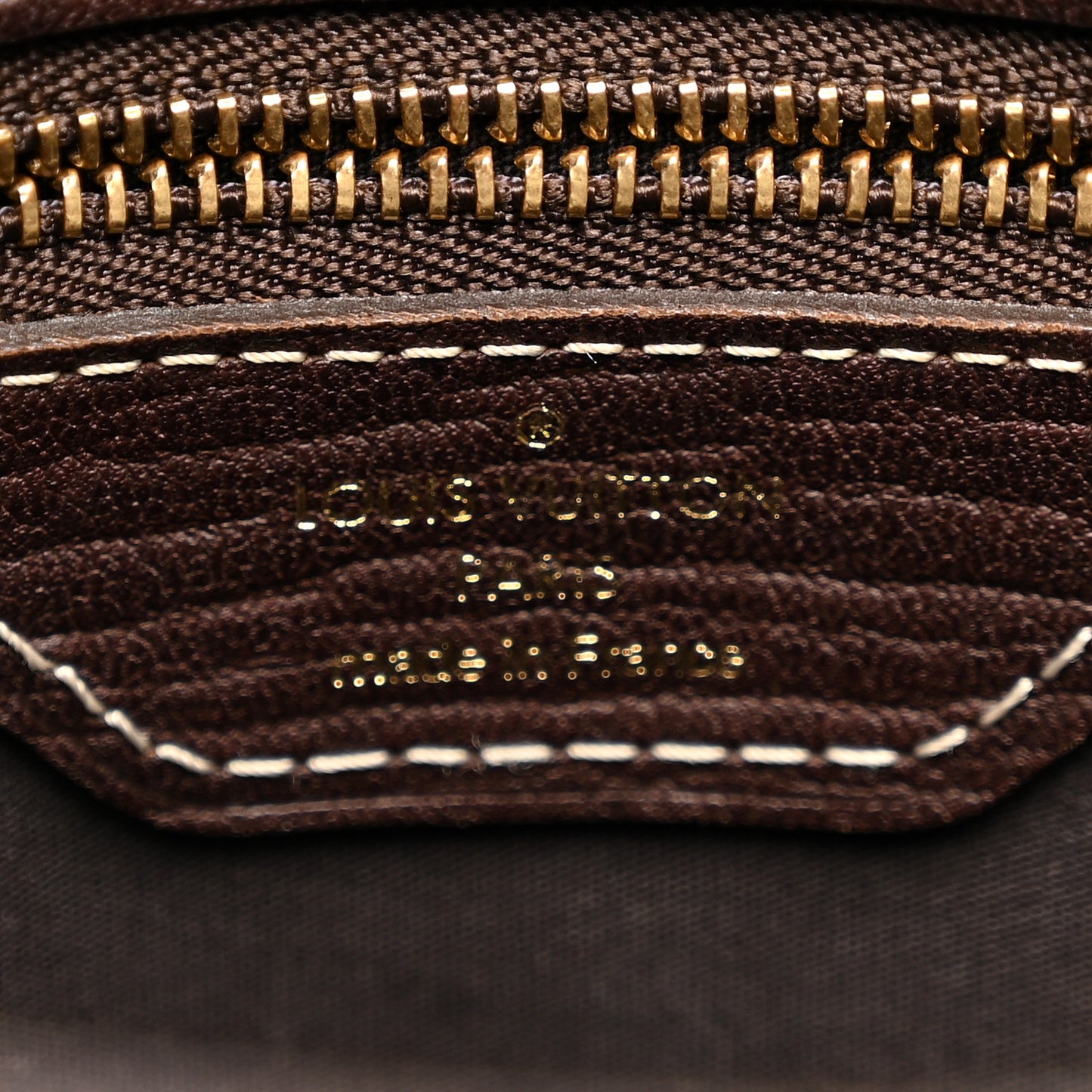 Mini Lin Monogram Bucket Bag Ebene