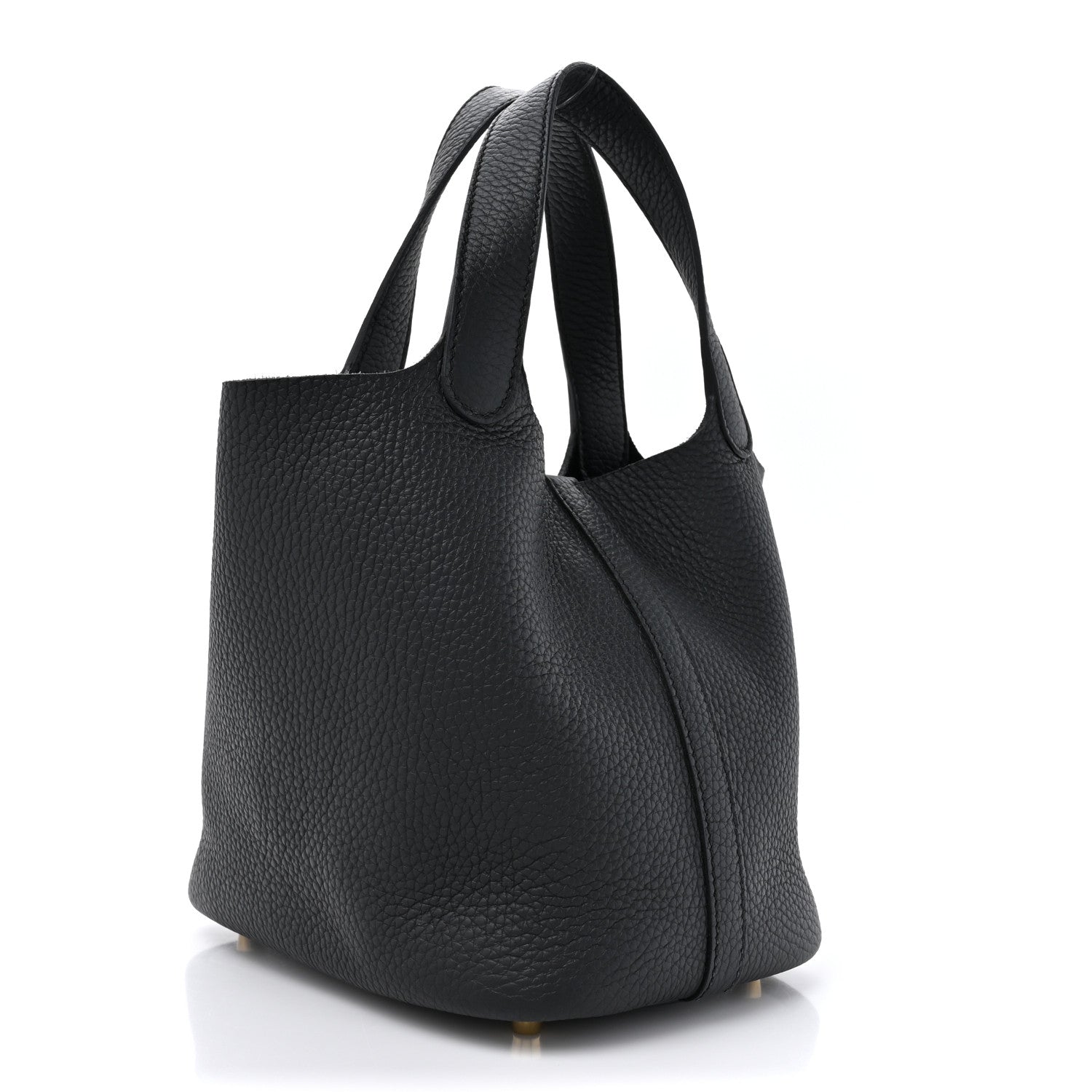 Hermes Taurillon Clemence Picotin Lock 18 PM Black 3 of 11