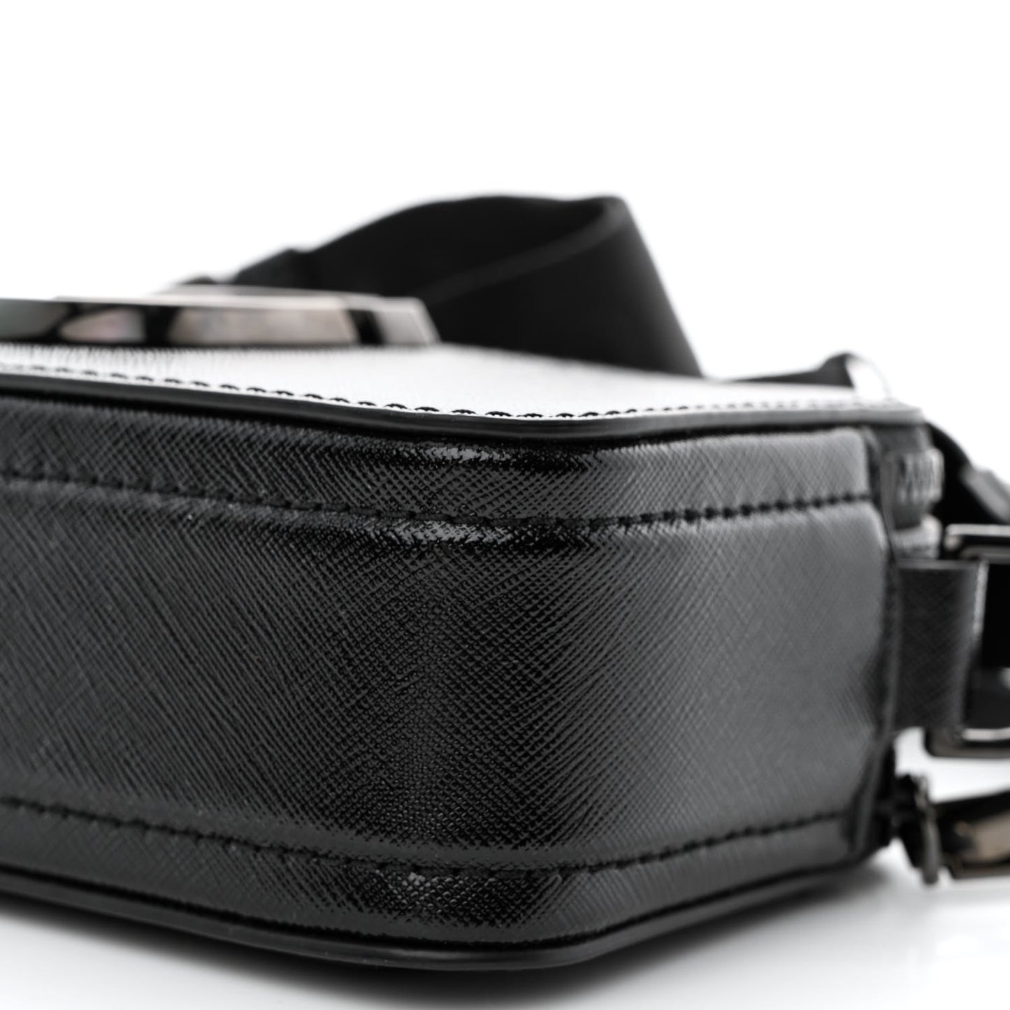 Saffiano Snapshot Camera Bag Black