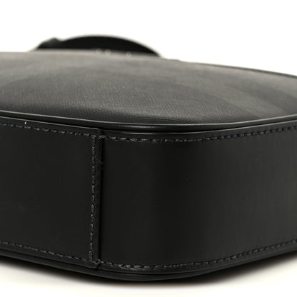 Burberry Coated Canvas Calfskin Check Muswell Bag Charcoal 11 of 11