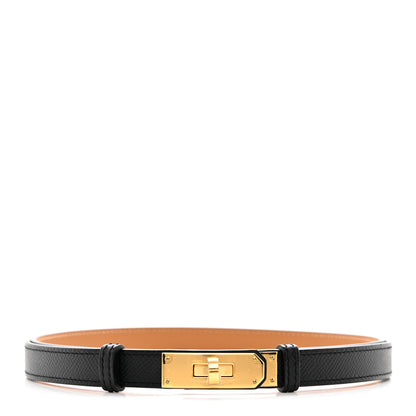 Hermes Epsom Kelly Belt Black 1 of 4