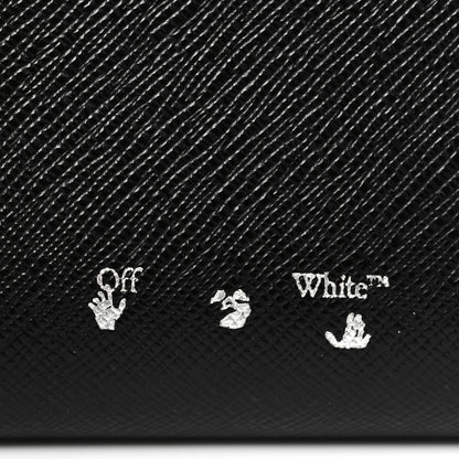 Off-White Calfskin 3D Diag Zip Around Wallet Wallet Black 6 of 7