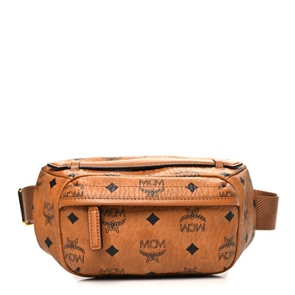 MCM Visetos Small Crossbody Bag Cognac 1 of 10