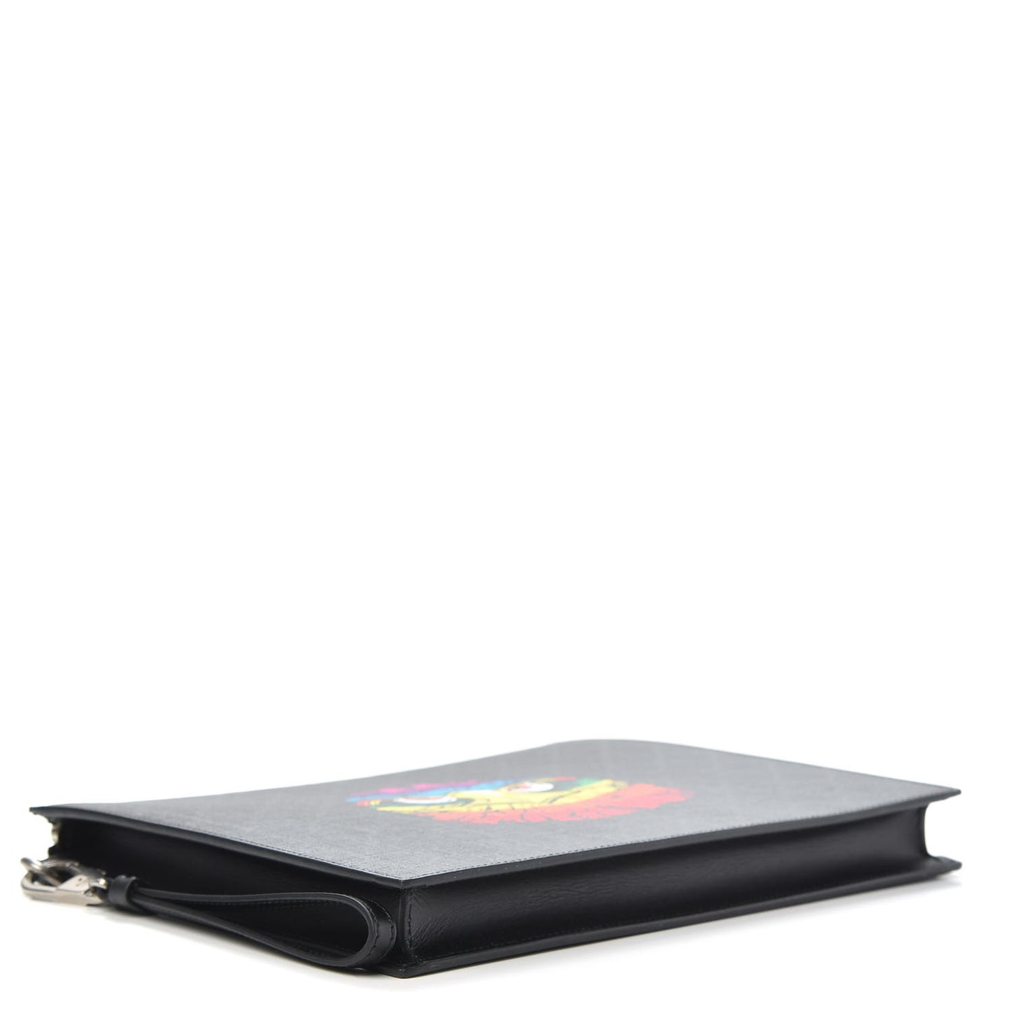 GG Supreme Monogram Rainbow Eagle Documents Holder Black Grey Multicolor