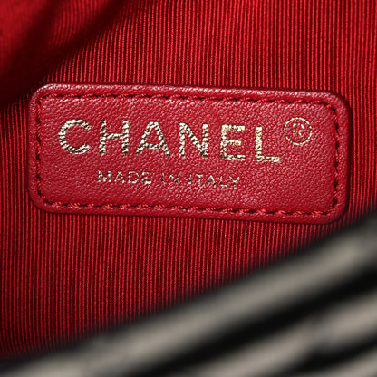 Chanel Jersey Quilted Small Coco Sailor Flap Navy White Red 5 of 9