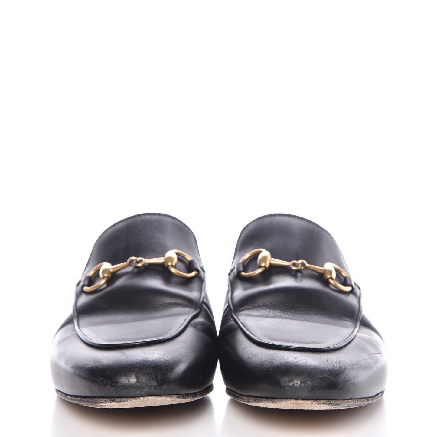 Calfskin Womens Princetown Slippers 36.5 Black