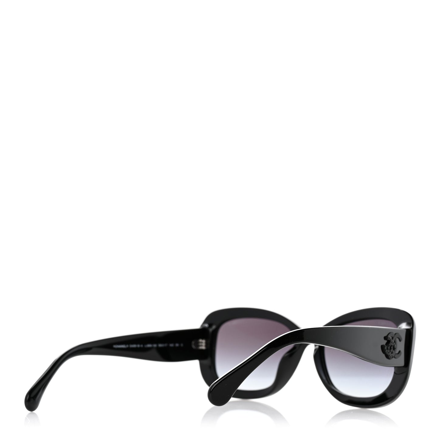 Acetate Rectangle CC Sunglasses 5468-B-A Black