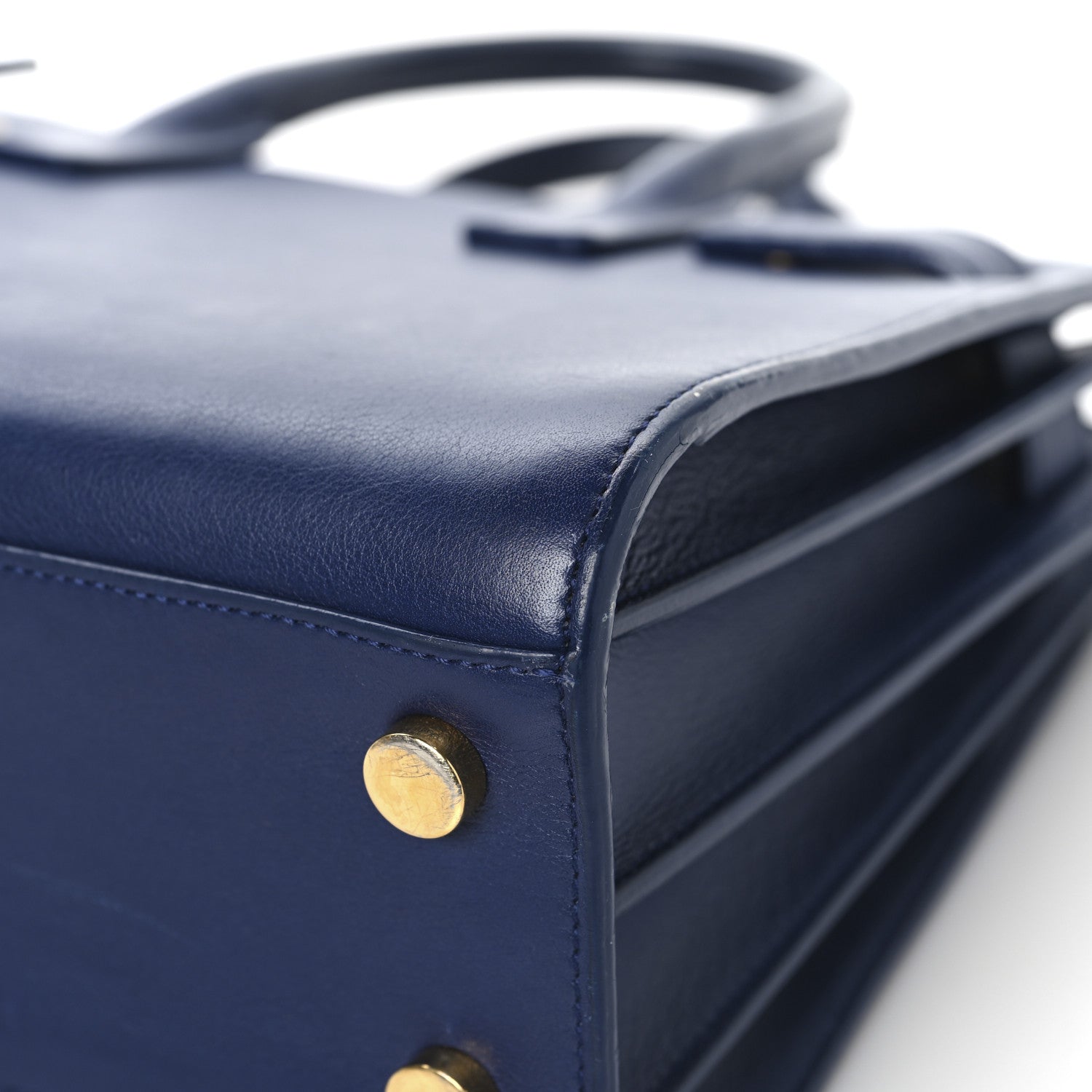 Saint Laurent Calfskin Nano Sac De Jour New Marine 11 of 14