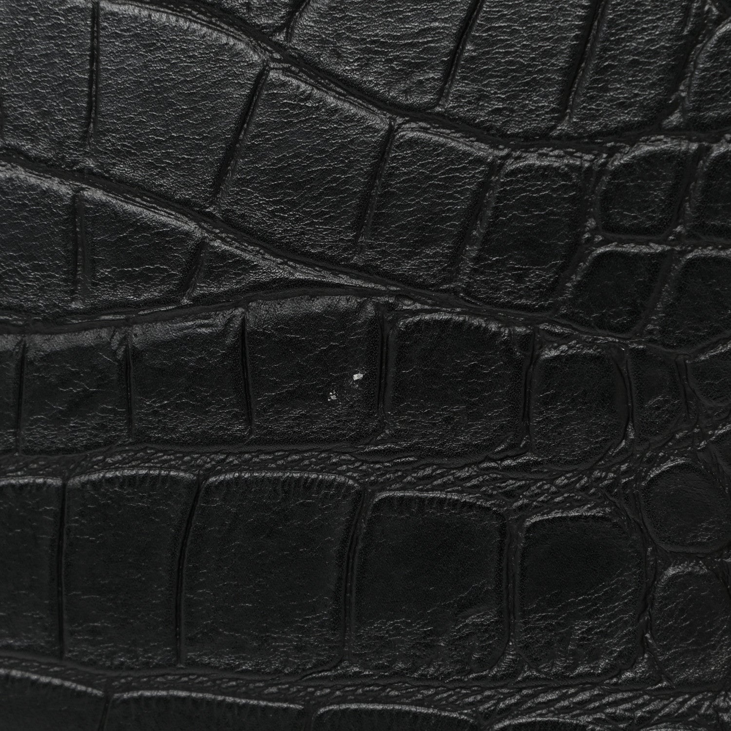 Celine Crocodile Embossed CELINE Calfskin Crocodile Embossed Medium Phantom Luggage Black Medium Phantom Luggage Black 16 of 16