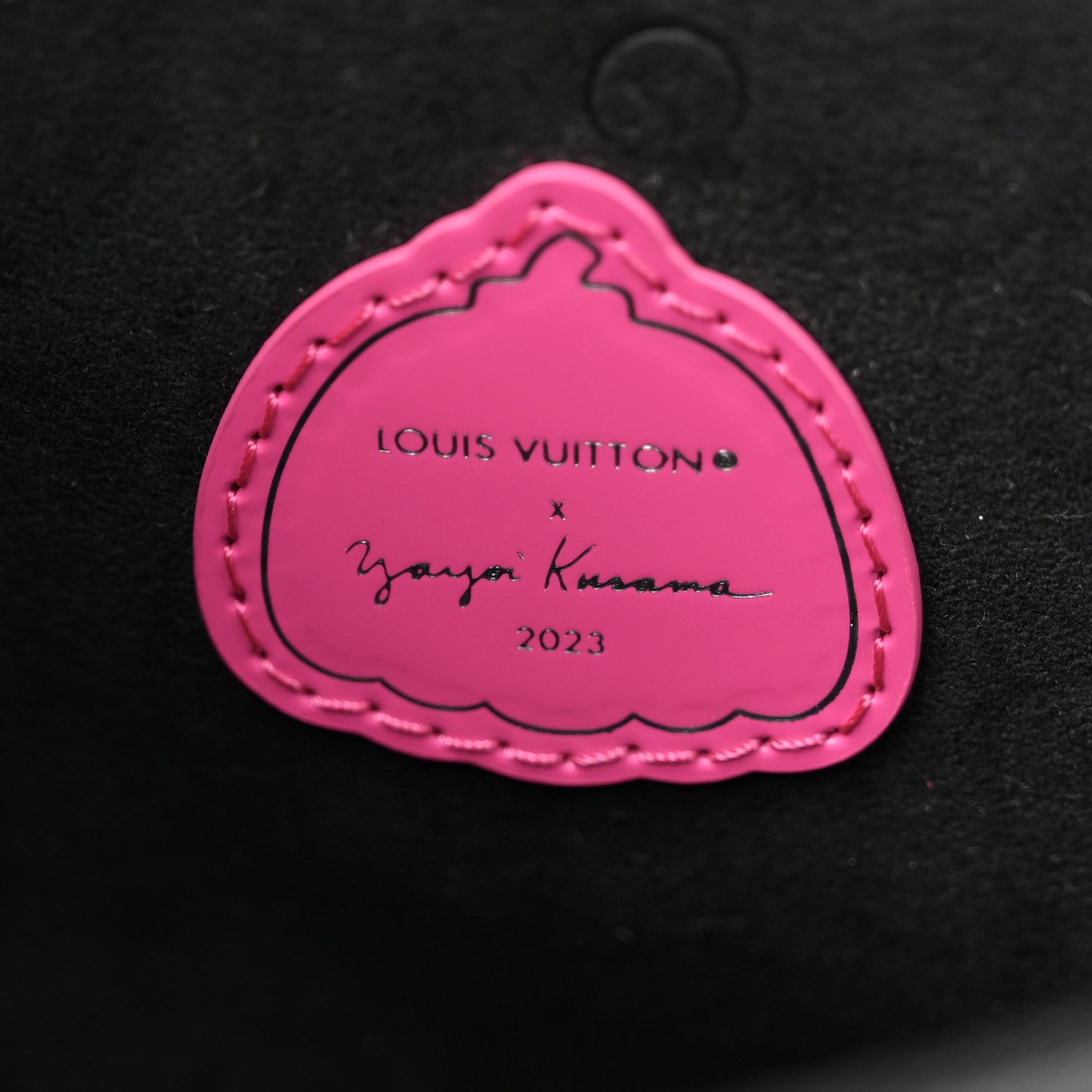 Louis Vuitton LV x YK Empreinte Monogram Giant Pochette Metis Black Fuchsia 6 of 10