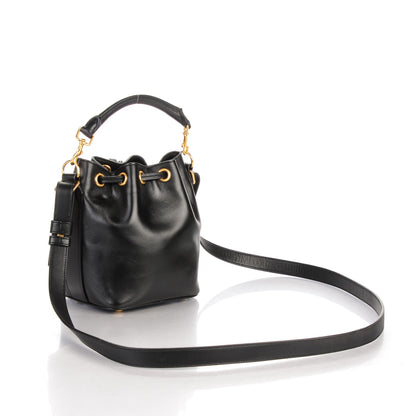 Saint Laurent Calfskin Small Emmanuelle Bucket Bag Black 3 of 9
