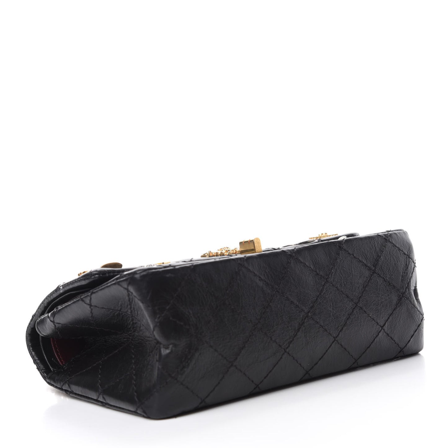 Aged Calfskin Lucky Charms 2.55 Reissue 224 Flap Black