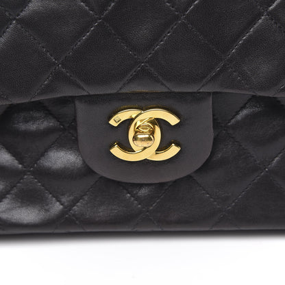 Chanel Lambskin Quilted Small Double Flap Black 13 of 14