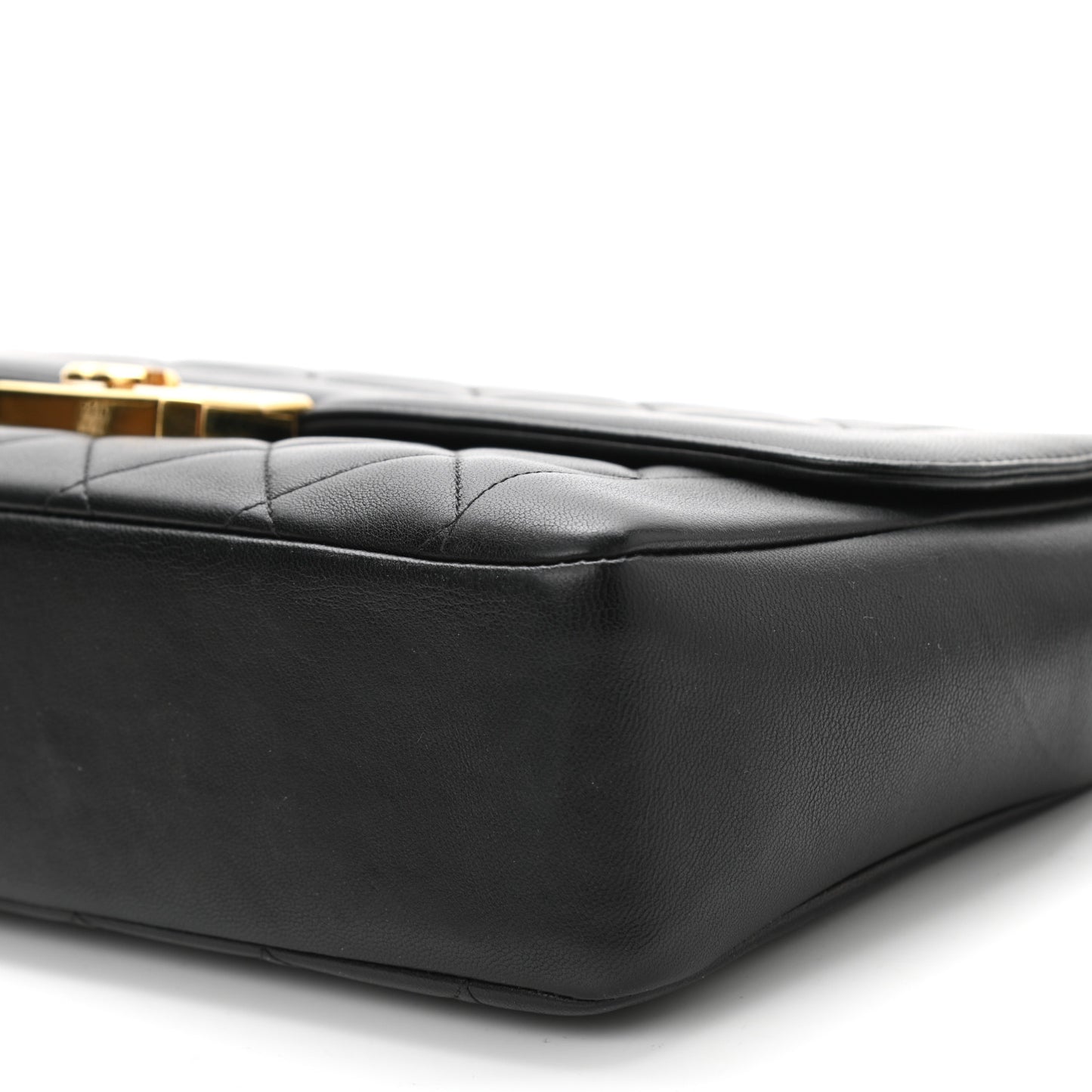 Lambskin Quilted Large Chic With Me Flap Black