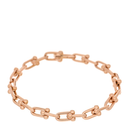 Tiffany 18K Rose Gold Small HardWear Link Bracelet 1 of 3