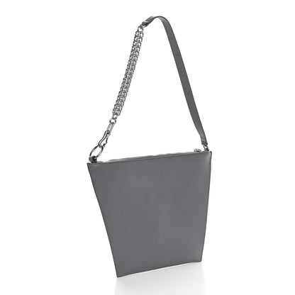 Alexander Wang Smooth Calfskin Mini Genesis Box Chain Bag Dark Gray 3 of 8