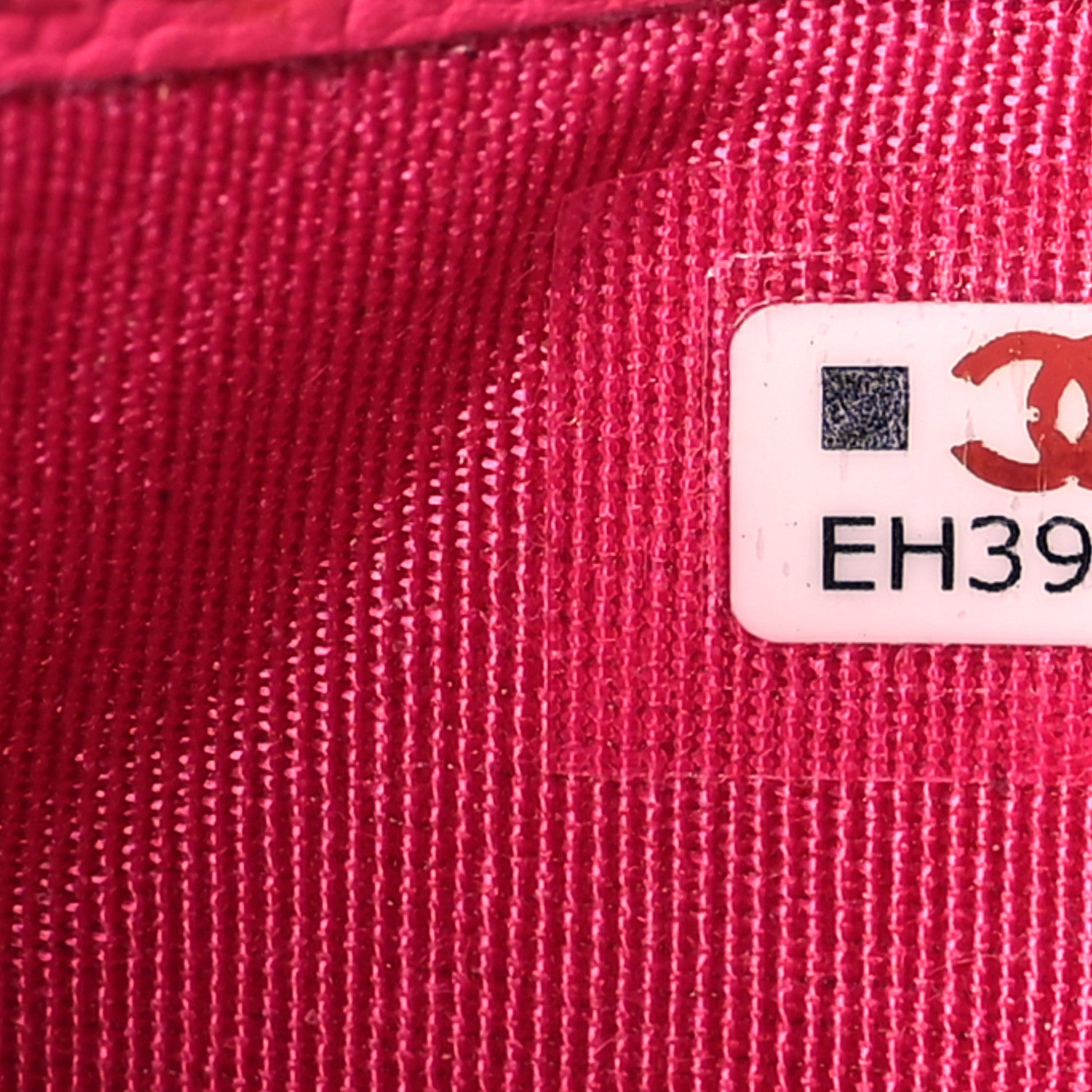 Chanel Caviar Quilted Card Holder Dark Pink 8 of 9