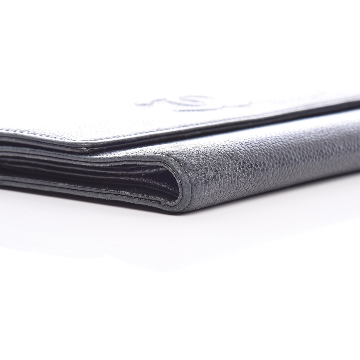 Caviar Timeless CC Large Flap Wallet Black