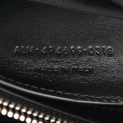 Saint Laurent Calfskin Y Quilted Monogram Small Loulou Chain Satchel Black 7 of 10