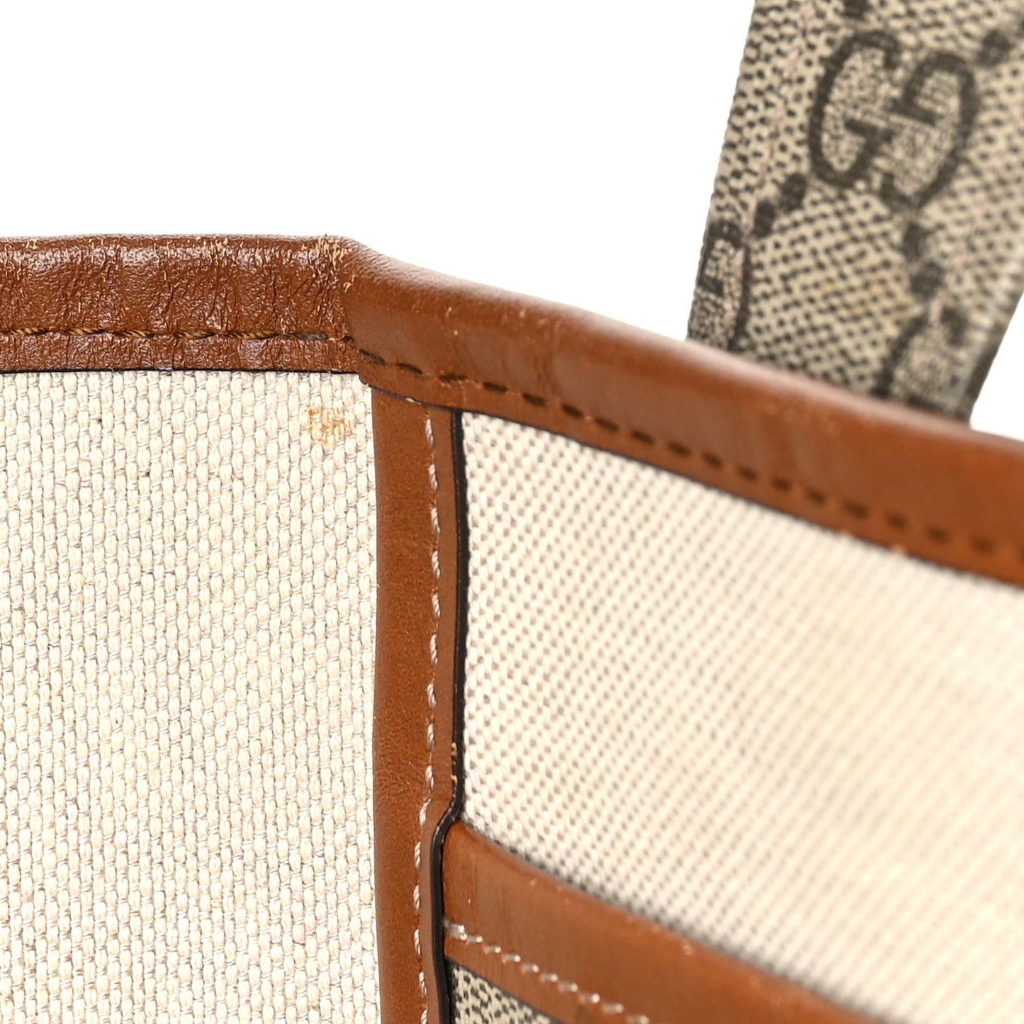 GG Plus Monogram Medium Signature Web Loop Tote Brown
