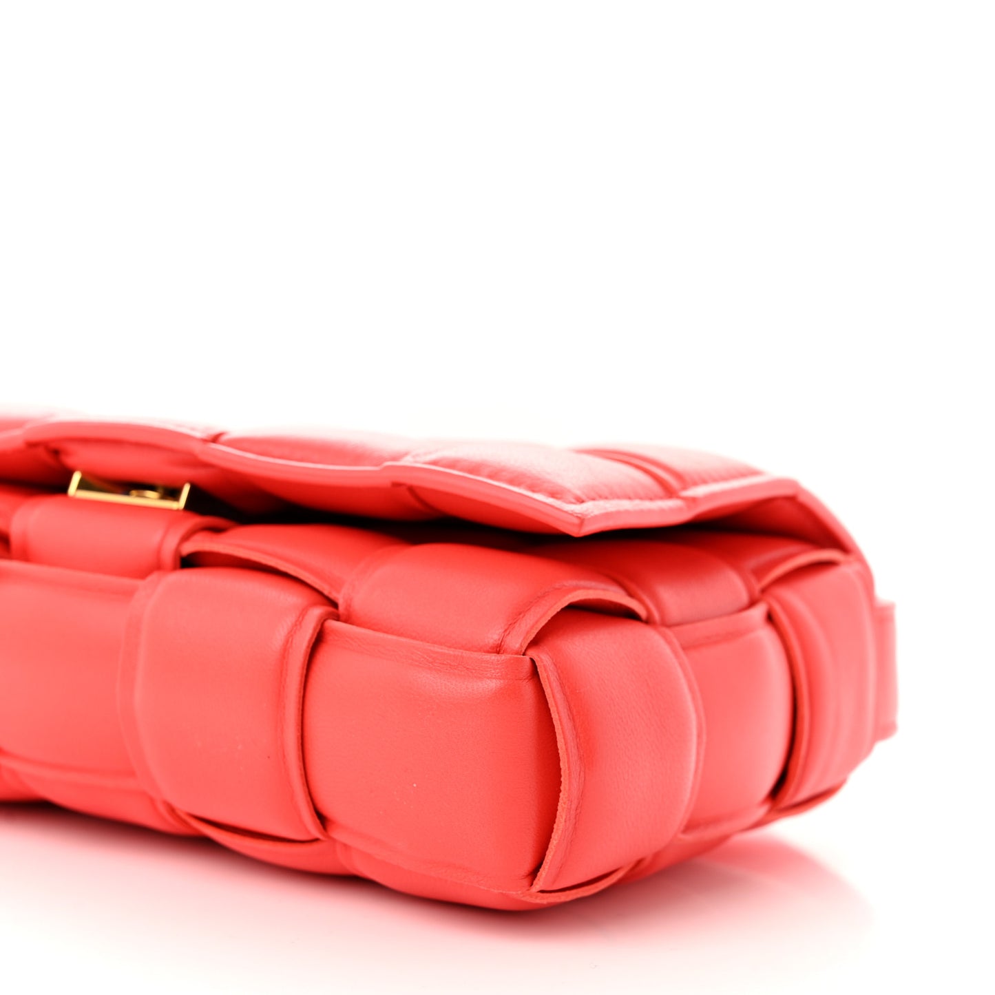 Nappa Maxi Intreccio Padded Cassette Crossbody Bag Sunburst