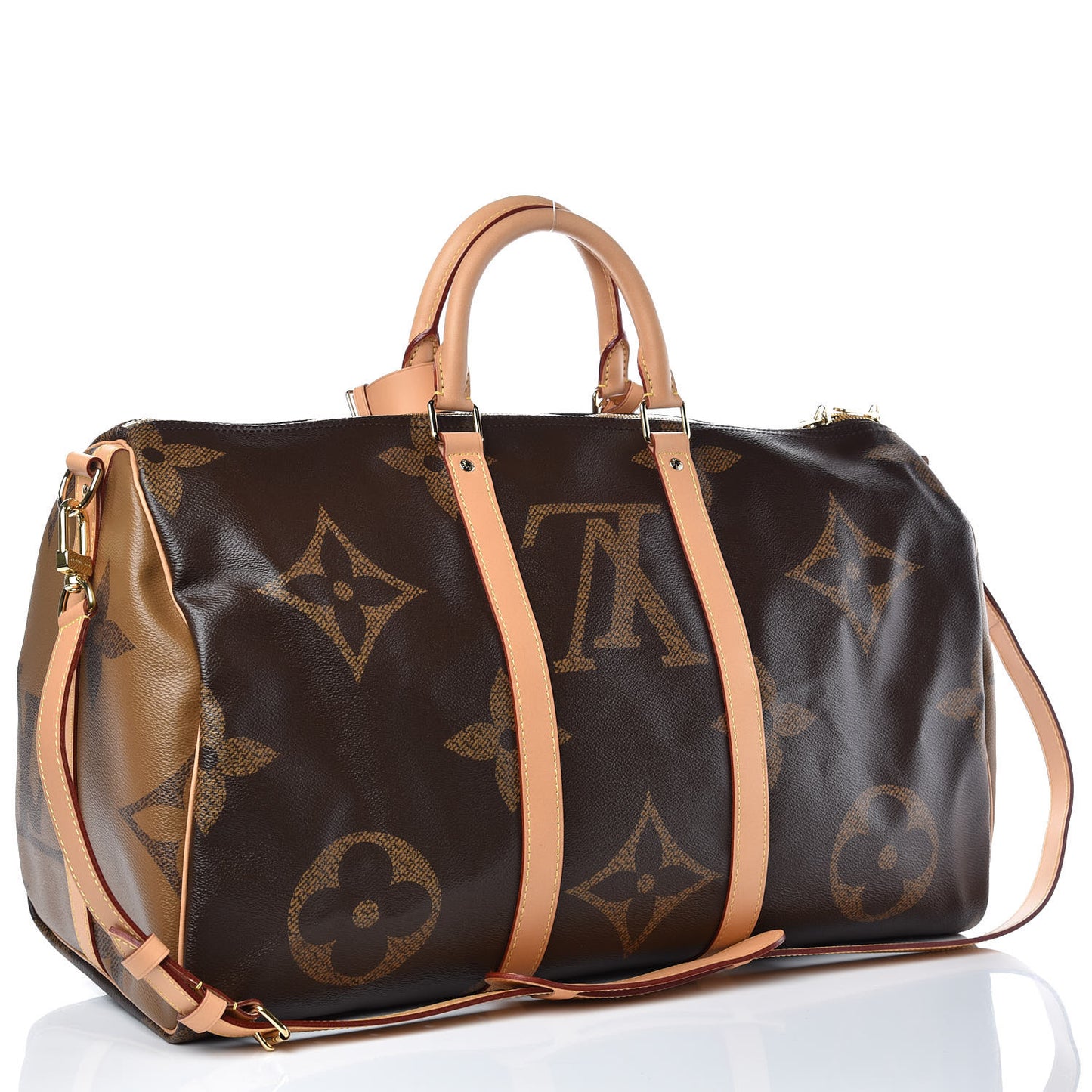 Reverse Monogram Giant Keepall Bandouliere 50
