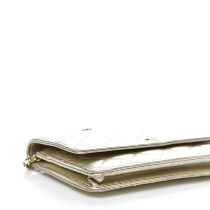 Chanel Quilted Wallet On Chain WOC Gold 6 of 13