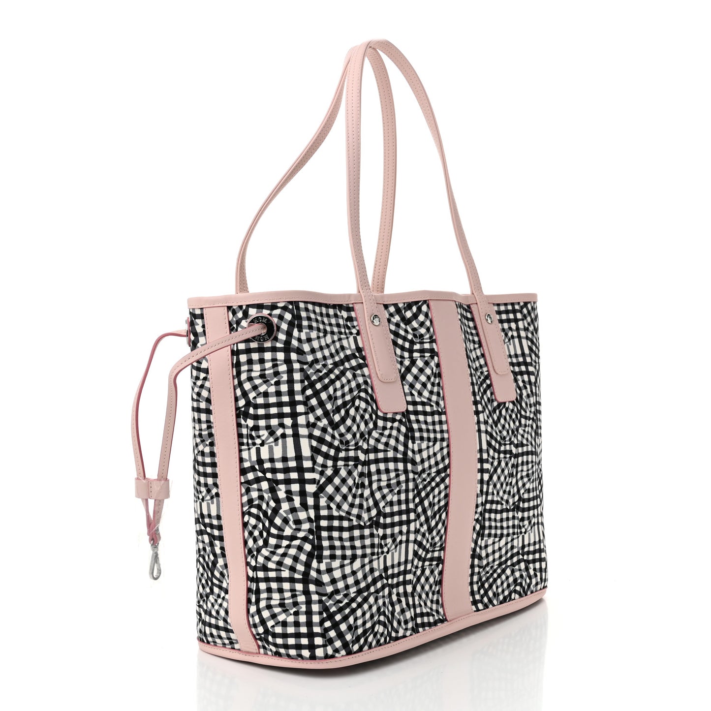Visetos Medium Liz Reversible Shopper Tote White Soft Pink